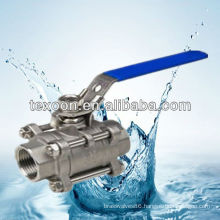 3PC stainless steel ball valve